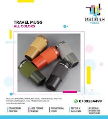 Brimas-branded travel mugs product mockup
