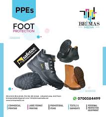 Brimas-branded safety boots and shoes product mockup