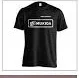 Example of a printed black T-shirt